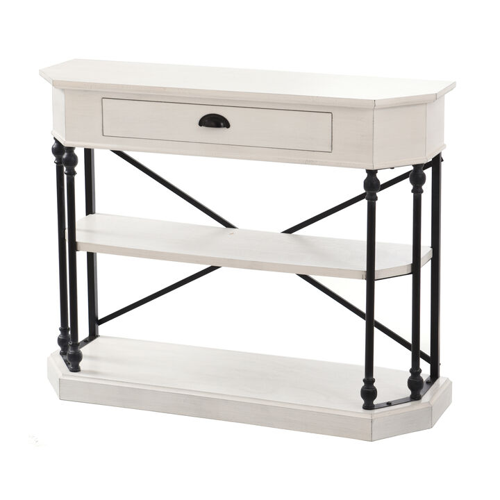 Clipped Corner Console Table