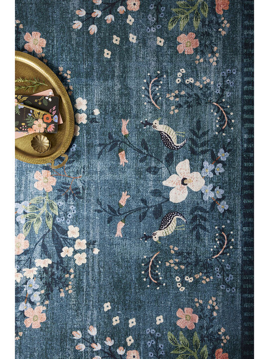 Palais PAL03 Teal 3'9" x 5'9" Rug