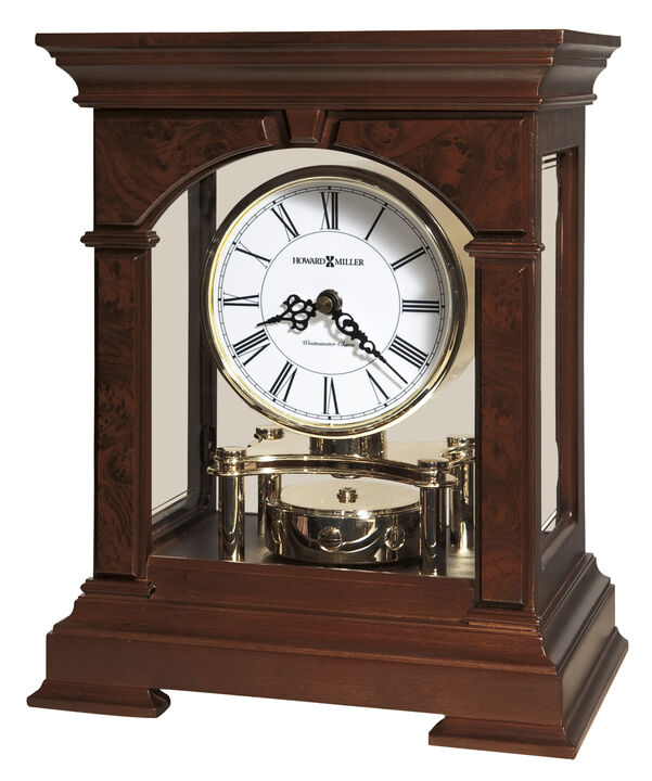 Howard Miller 635167 Howard Miller Statesboro Mantel Clock 635167 Cherry Bordeaux