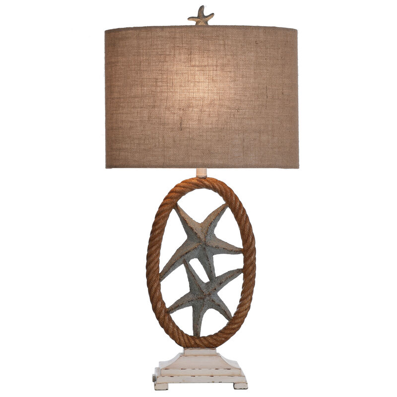 Sea Star Blue Lamp