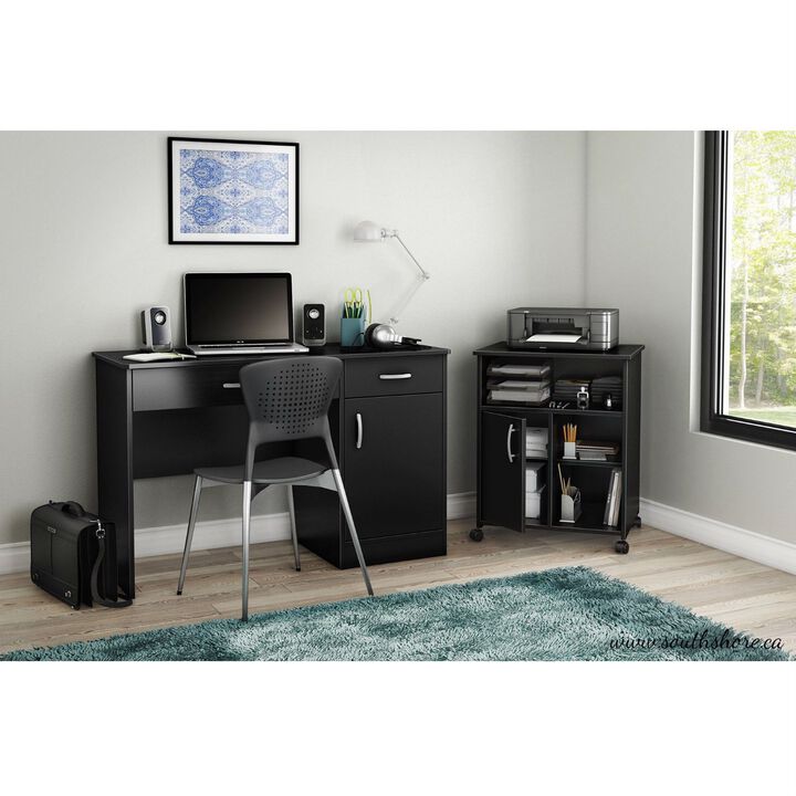 Hivvago Eco-Friendly Black Printer Stand Cart