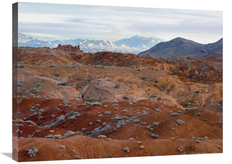 Black Mountains surrounding Valley of Fire State Park, Nevada-Canvas Art-32x24