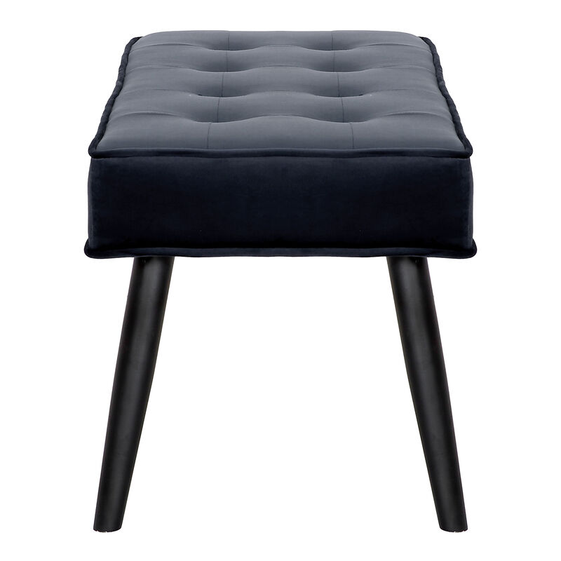 WestinTrends Velvet Tufted Bedroom Bench for Living Room & Entryway