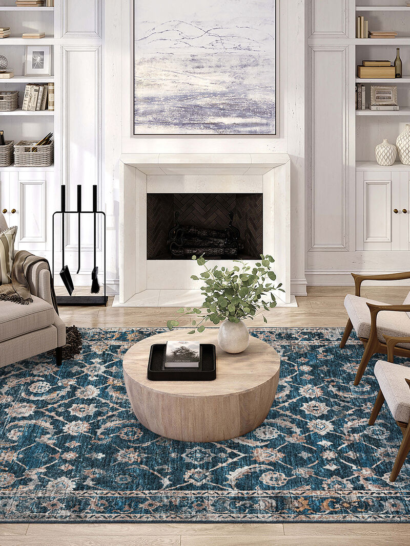 Jericho JC4 Navy 3' x 5' Rug