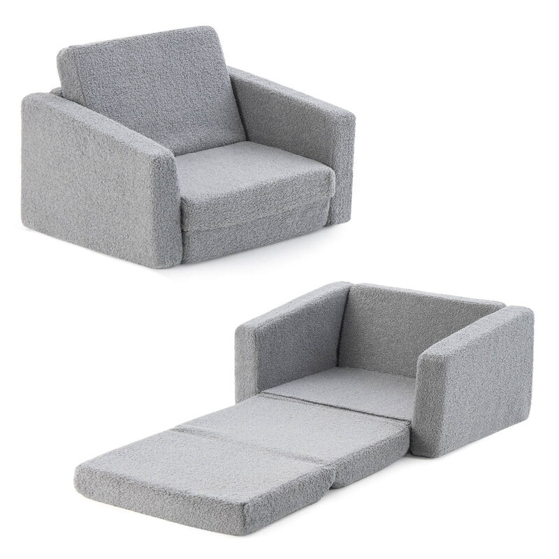 2-in-1 Children's Convertible Sofa to Lounger