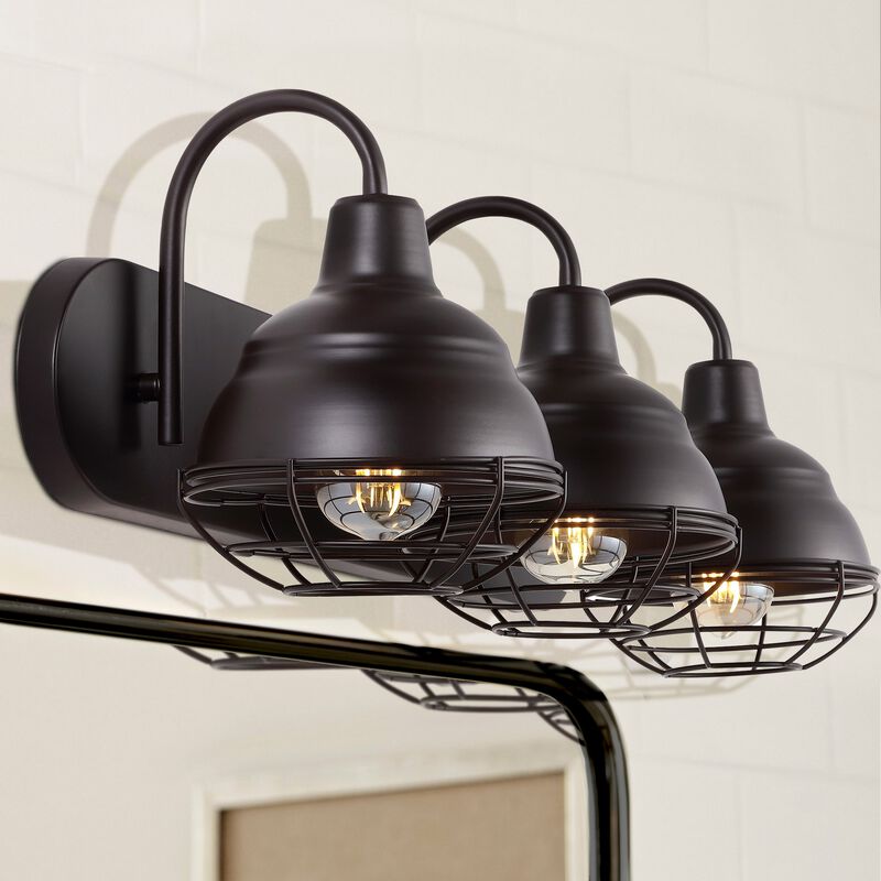 Levi Industrial Farmhouse Iron LED Vanity