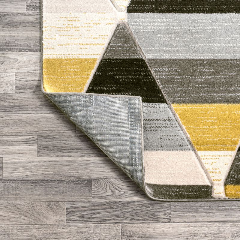 Kehoe Retro Diamonds Geometric Area Rug