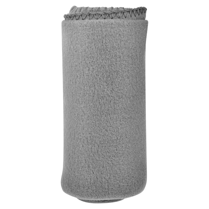 Versatile 50 x 60 Cozy Premium Fleece Throw Blanket - 12 Pack