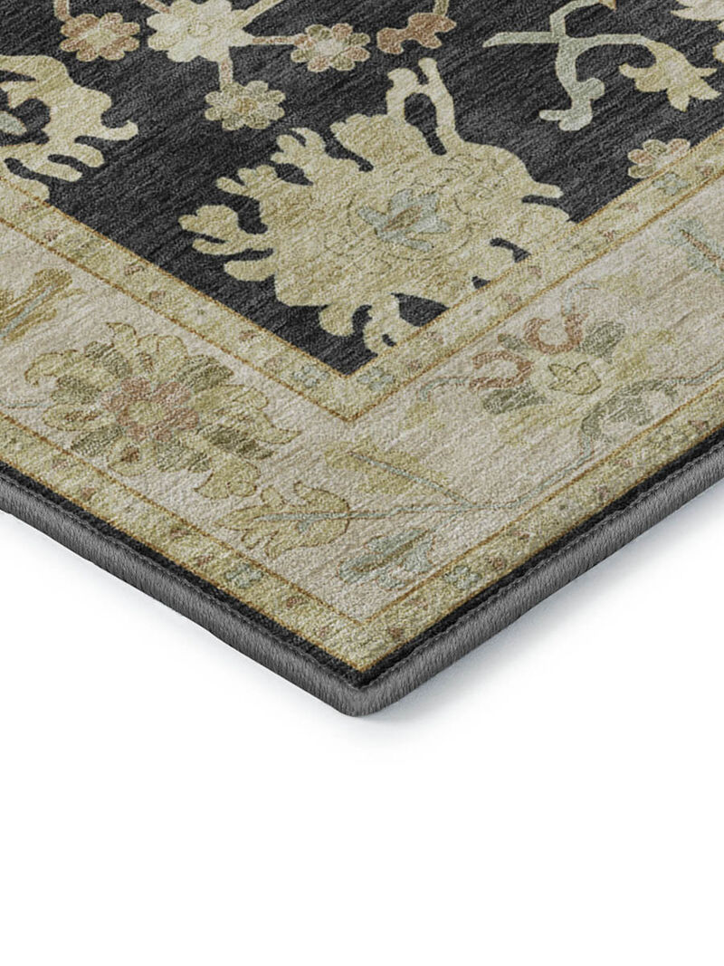 Hatay HY2 Black 3' x 5' Rug