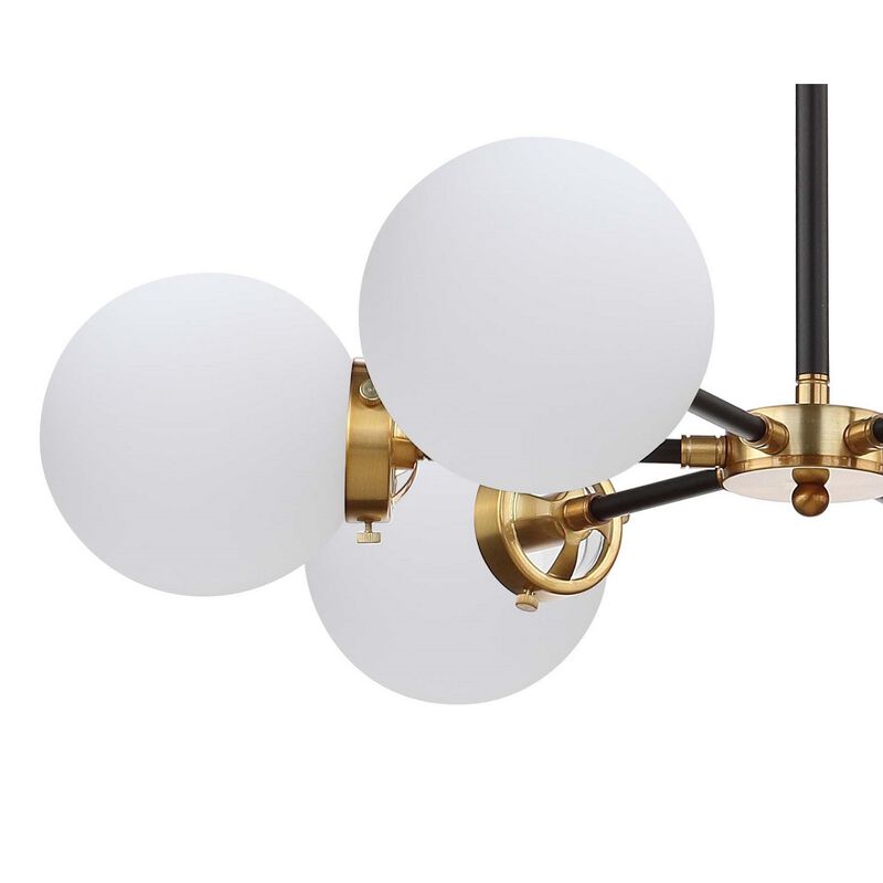 Caleb Brass Cluster Pendant