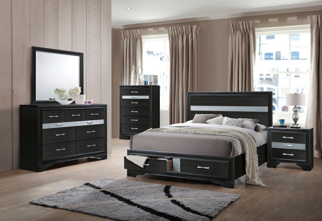 ACME Naima Nightstand, Black