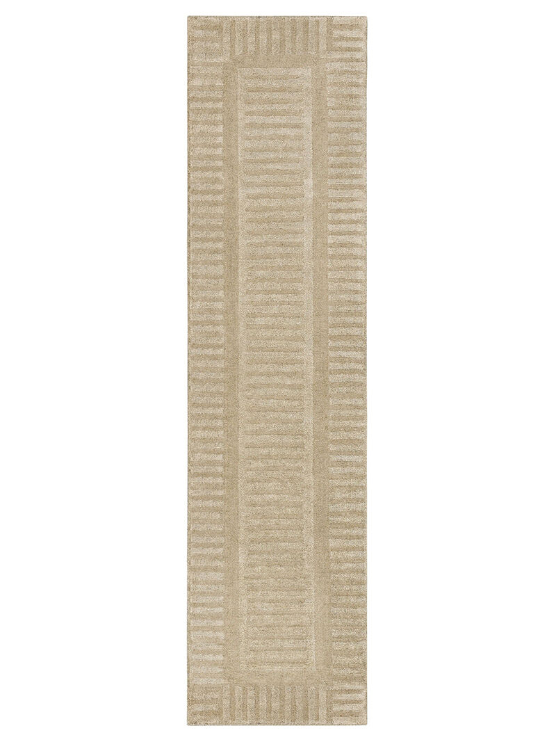 Bobby Berk by Karastan (Series 2) Terra Firma Cream 2' X 8' Rug
