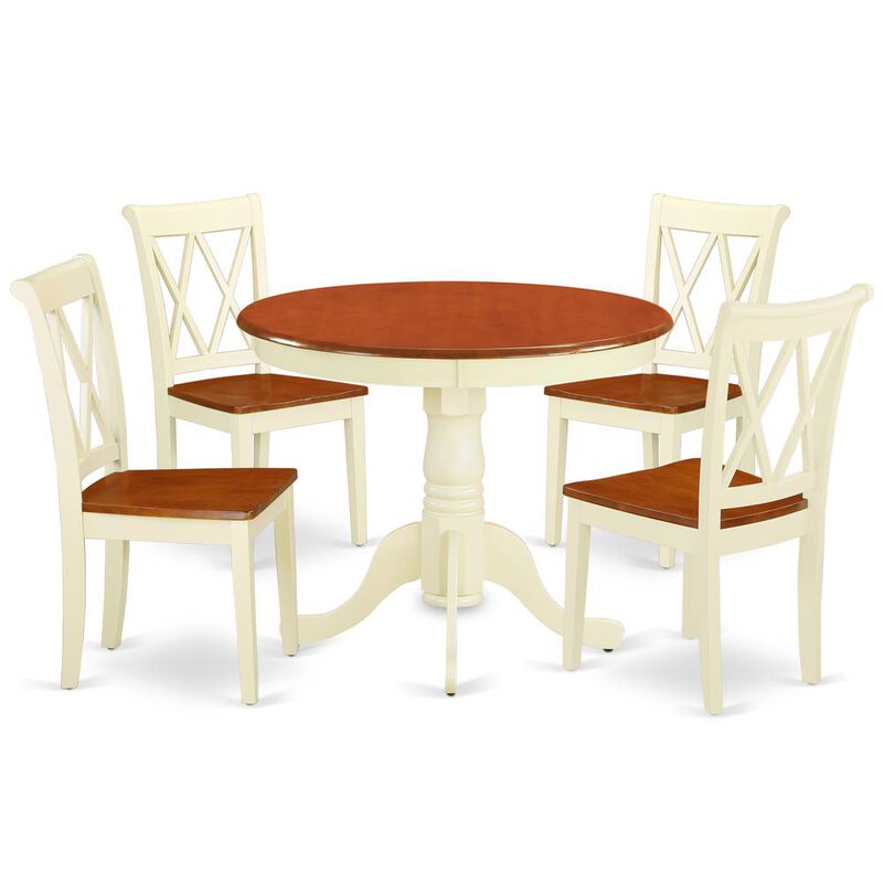 Dining Room Set Buttermilk & Cherry