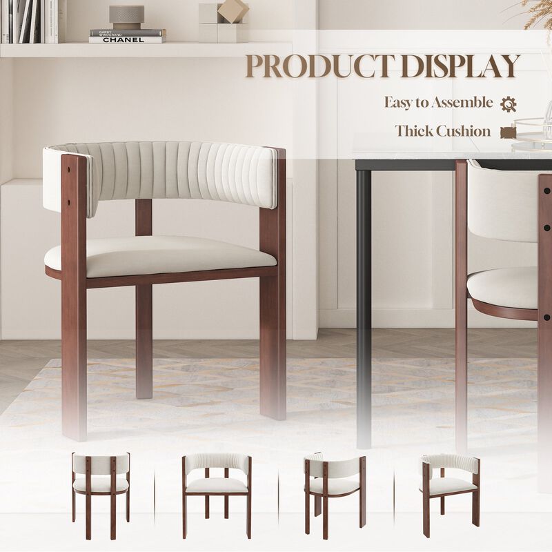 Wooden dining chairs set of 2 Dining room chair for kitchen, home, living room, dining room
