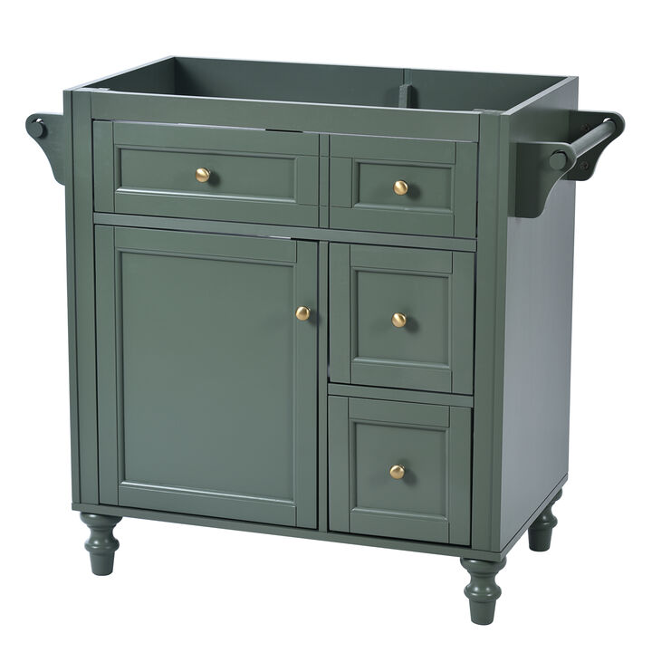 Merax Modern Bathroom Vanity Base with 2 Drawers