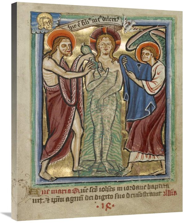 The Baptism of Christ-Canvas Art-28x35