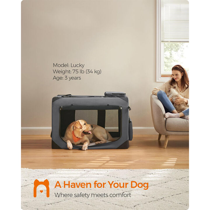 40 Inches Collapsible Soft Dog Crate