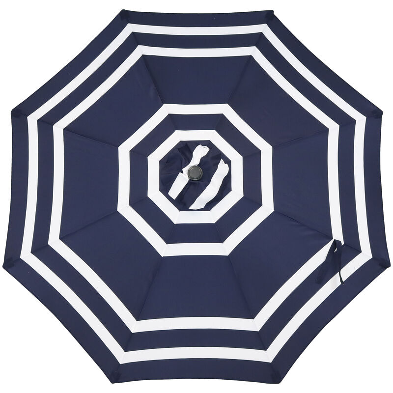 Sunnydaze 9 ft Aluminum Patio Umbrella with Tilt and Crank