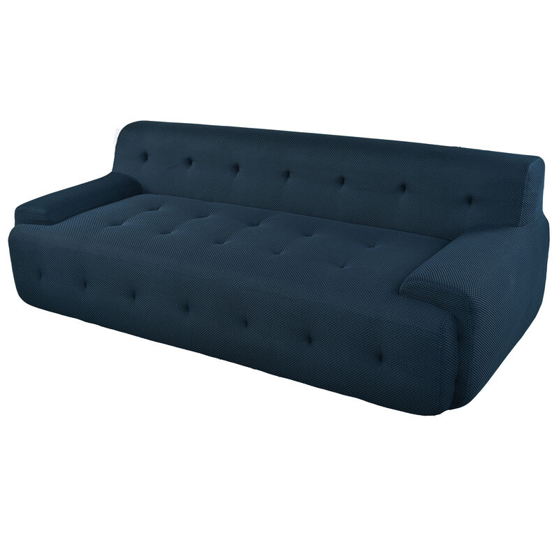 Merax Modern Tufted Fabric Upholstered Sofa