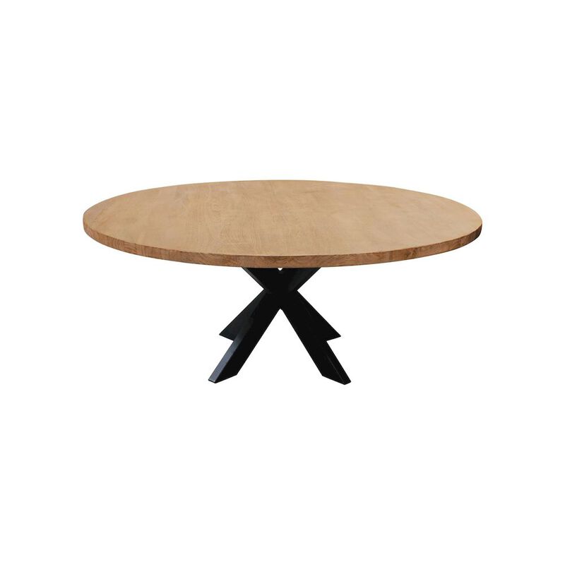 Alex Hamilton Logan 60 Round Dining Table In Natural Finish