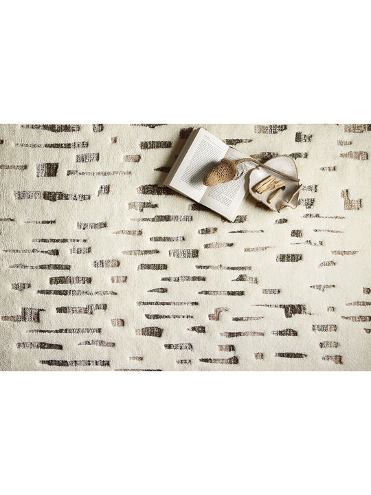 Bennett BEN06 Ivory/Forest 18" x 18" Sample Rug