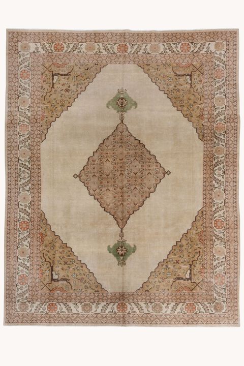 District Loom Antique Tabriz Area Rug-Darby