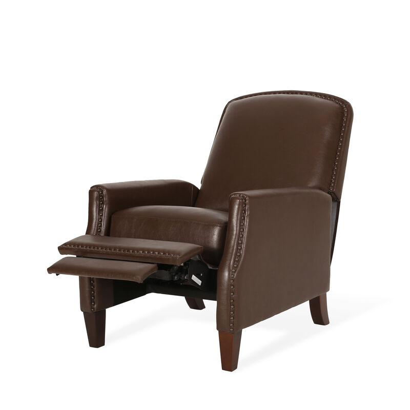 Merax PU Leather Recliner Chair with Rivets Design