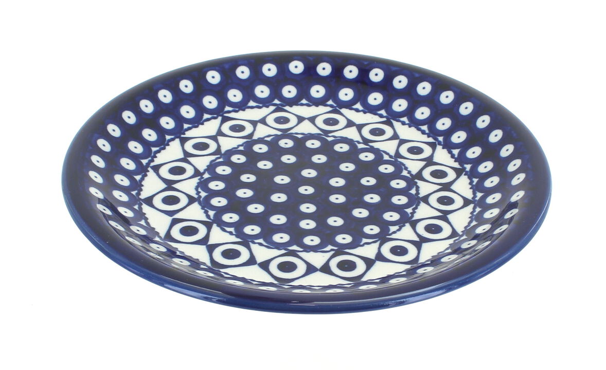 Blue Rose Polish Pottery Sweet Annie Small Dinner Plate
