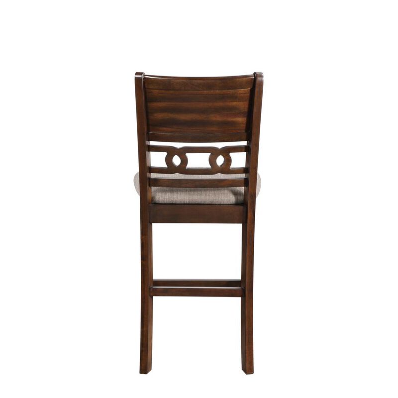 New Classic Furniture Furniture Gia 5-Piece Transitional Wood Dining Set in Cherry
