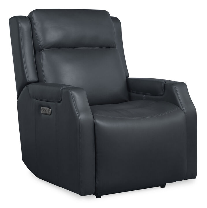 Nelson Zero Gravity Leather Power Recliner with Power Headrest