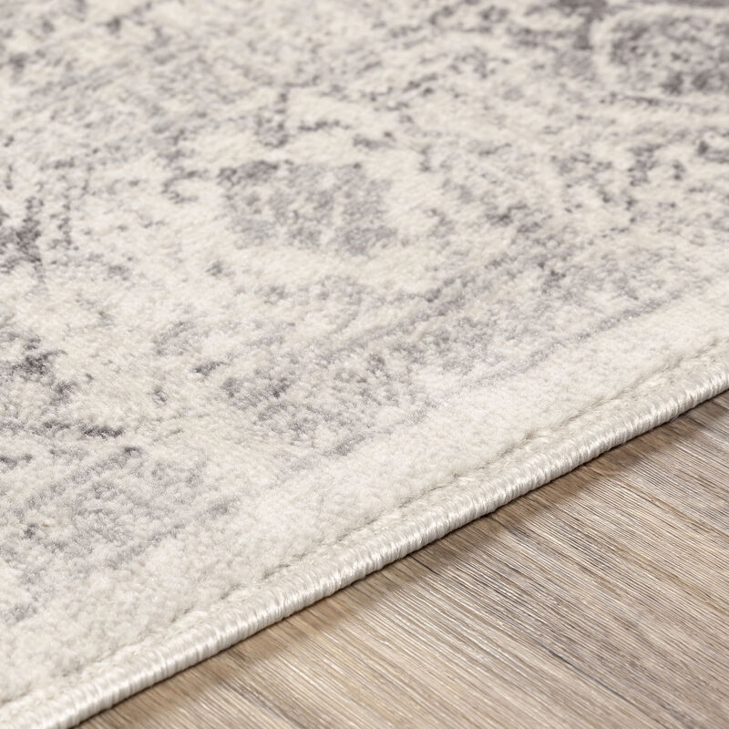 Roma ROM-2322 9' x 12'3' Gray Rug