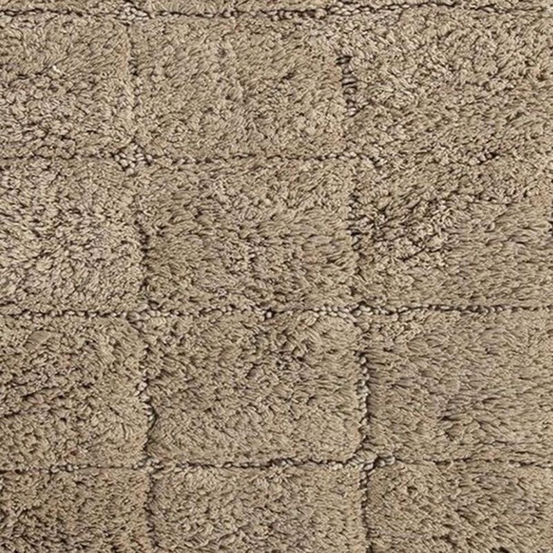 Knightsbridge Summer Tile 220 GSF Non Skid Back Bath Rug 21 x 34 - Stone