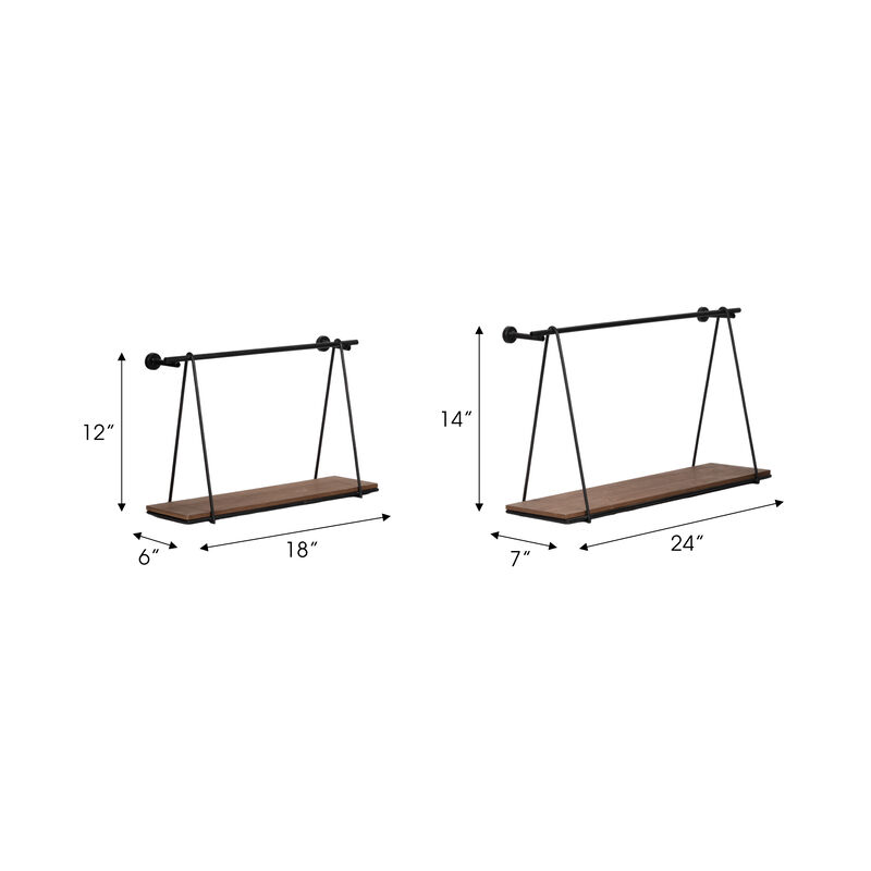 Swing Like Wall Shelves Set