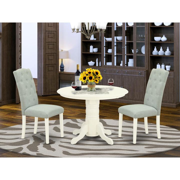 Dining Room Set Linen White