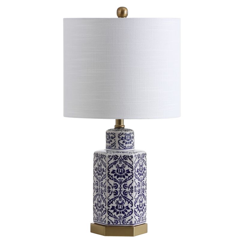 Diana Ginger Jar Ceramic/Metal LED Table Lamp