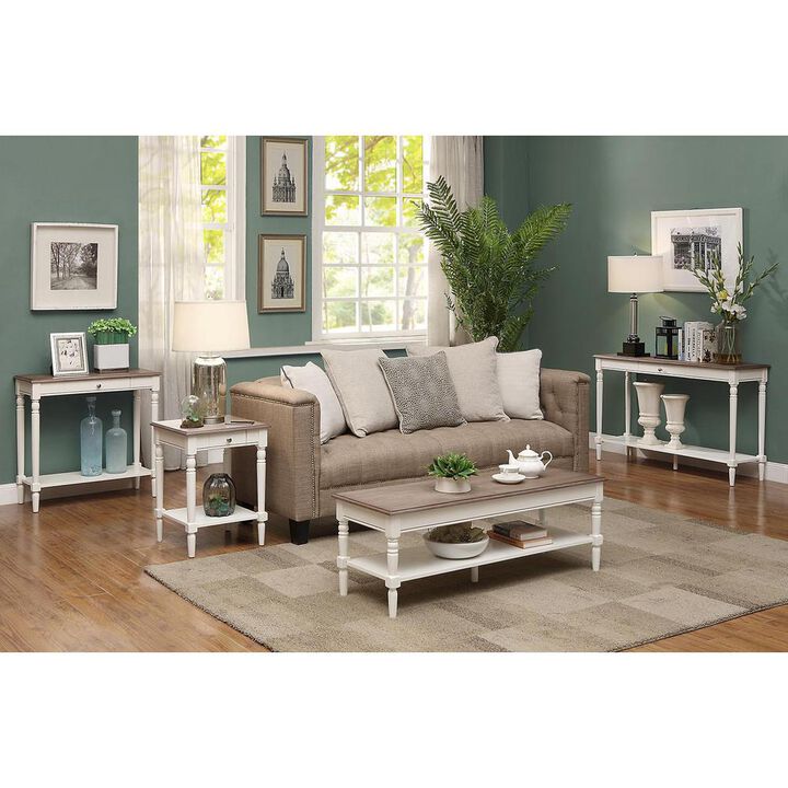 Convience Concept, Inc. French Country Hall Table with Drawer and Shelf