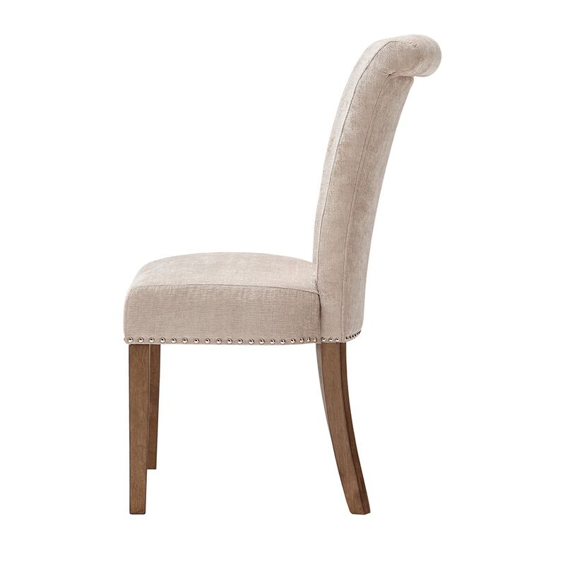 Gracie Mills Rafael Set of 2 Button Tufted Dining Chairs