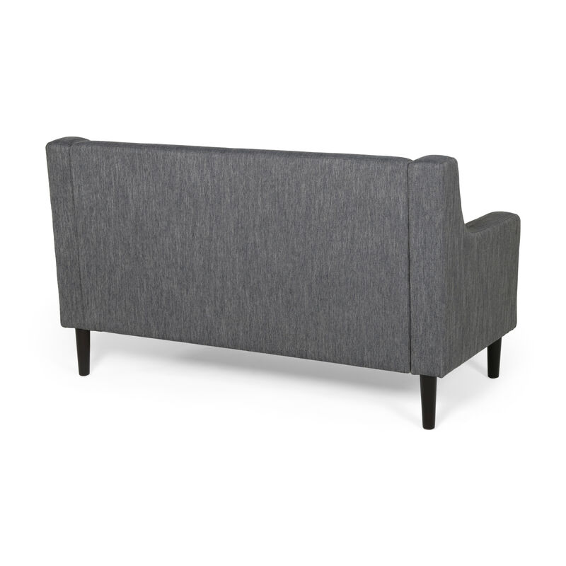 Mid-Century Modern Armchair with Sleek Walnut Finish
