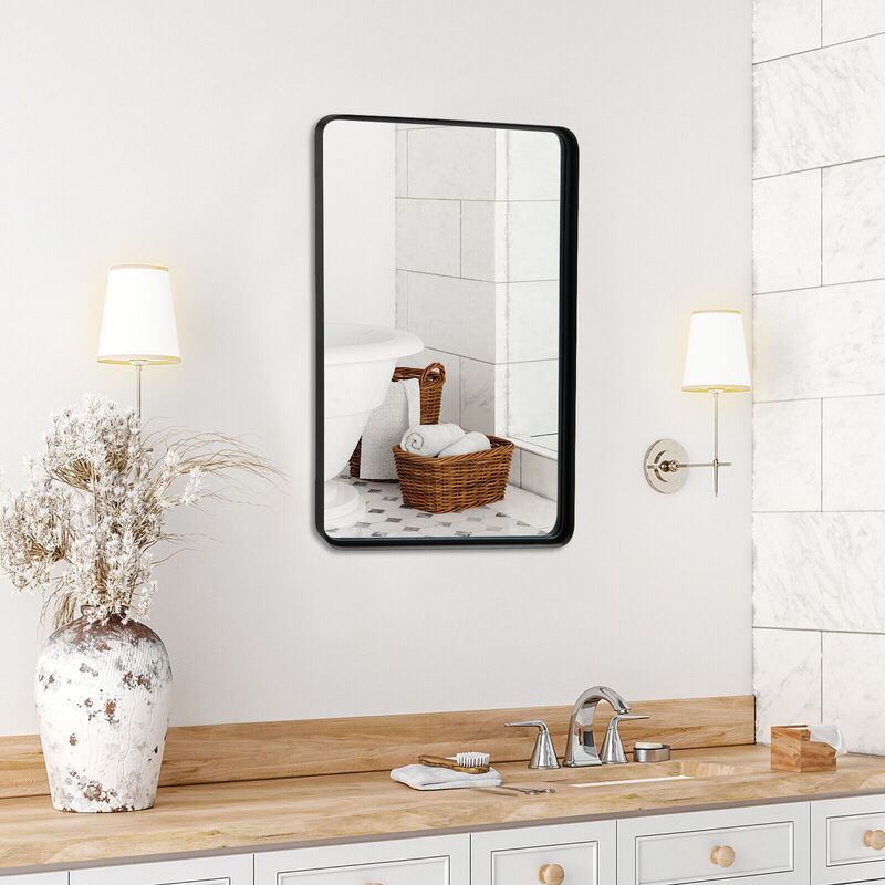 Rectangular Wall Mount Bathroom Mirror Vanity Mirror