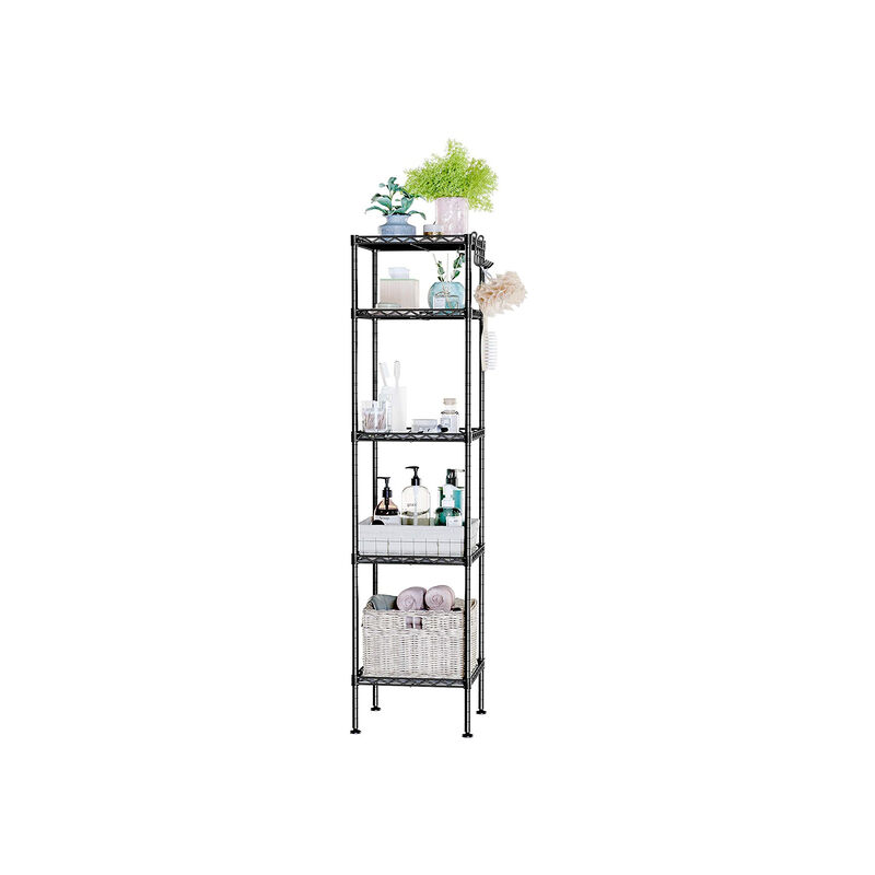 Space-Saving Bathroom Shelf – Ideal Storage Rack for Small Spaces