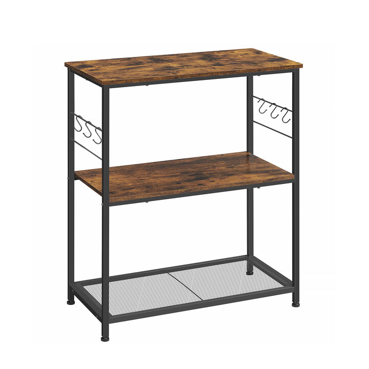 Versatile Metal Baker’s Rack for Kitchen Storage and Organization