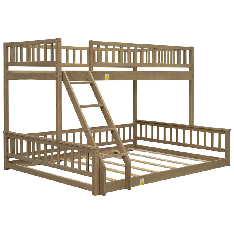 Merax Bunk Bed with Ladder and Guardrails
