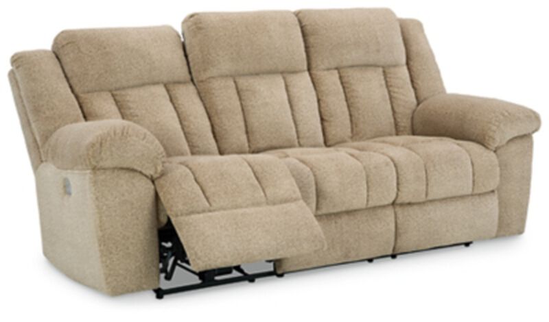 Tip-off Wheat Power Reclining Sofa