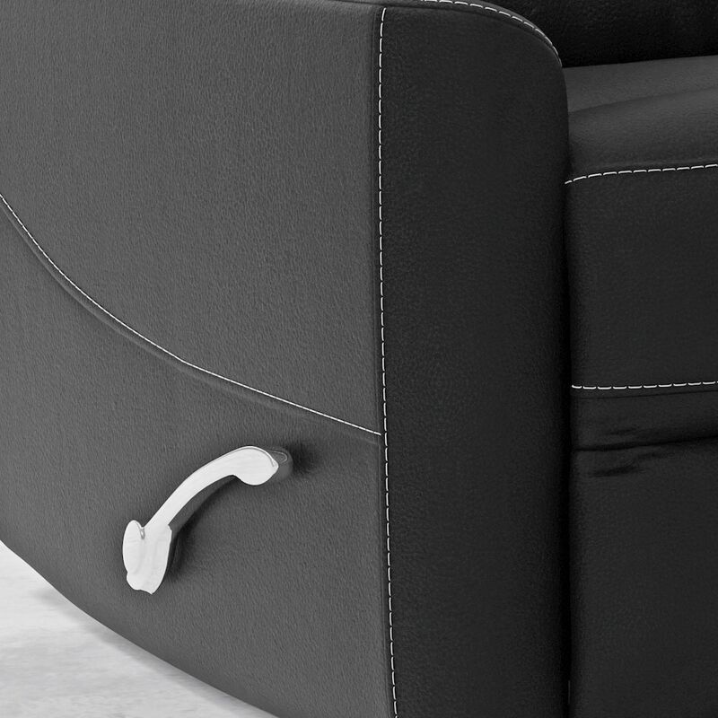 Parker Living Hercules - Black Swivel Glider Recliner Two Pack