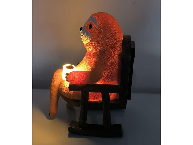 MONMOB Creative Sloth Solar Light Fairy Garden Accessories Outdoor Figurine