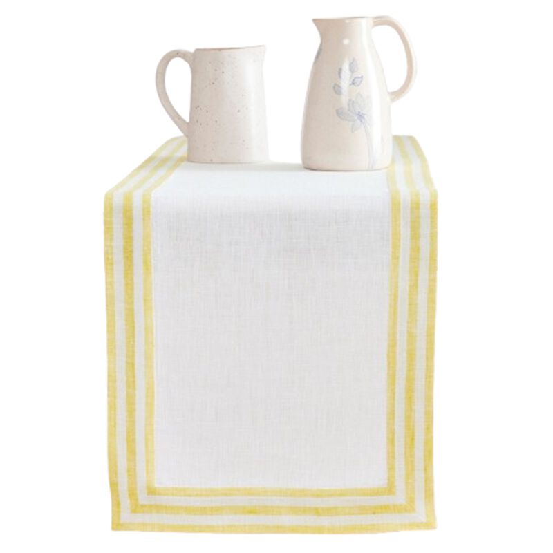 Solino Home 100% Pure Linen Table Runner | Mila
