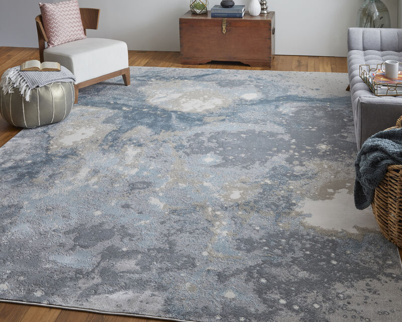 Astra 39L3F Blue/Gray/Ivory 8' x 10' Rug