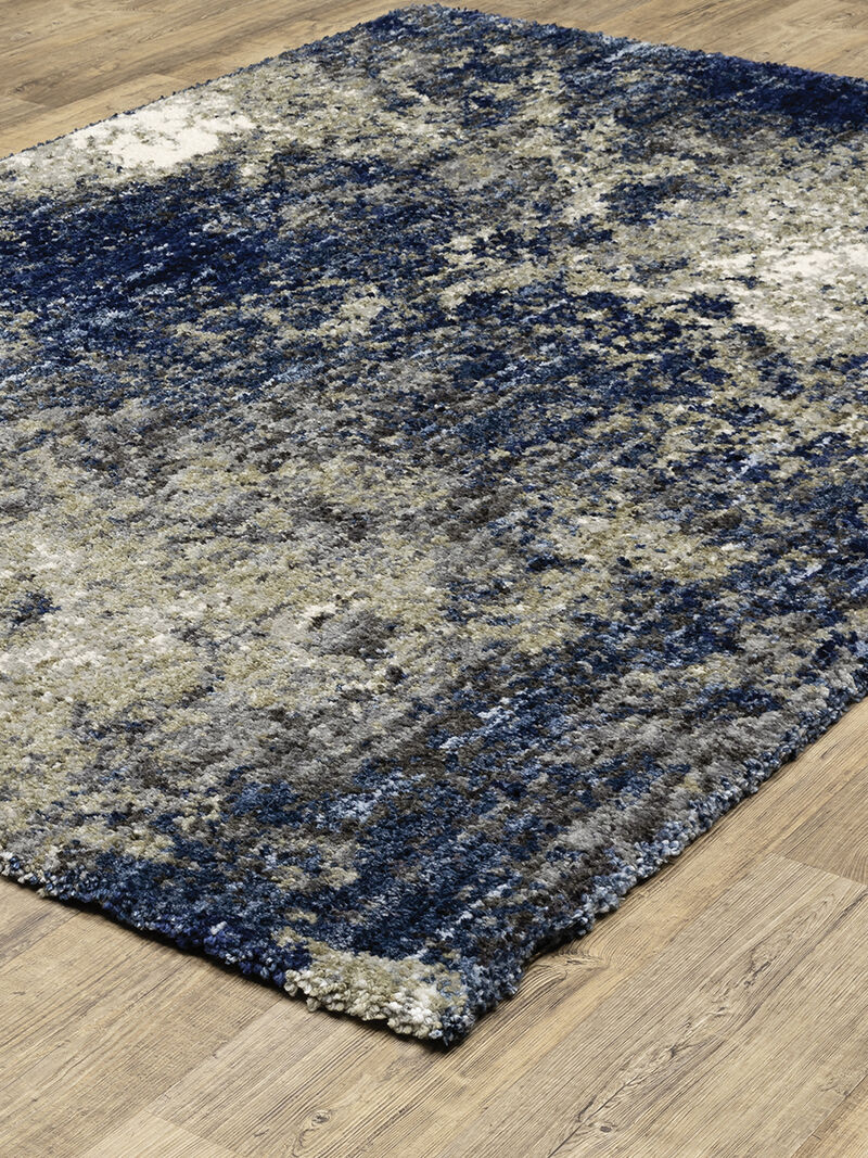 Aspen 3'10" x 5'5" Blue Rug