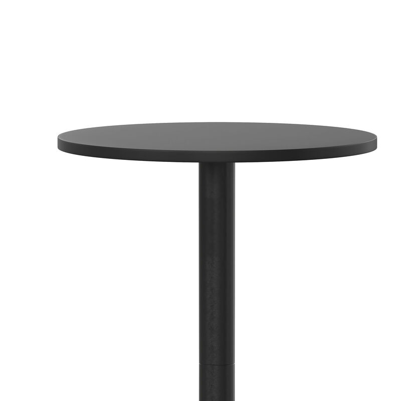23.25RD Black Fold Bar Table