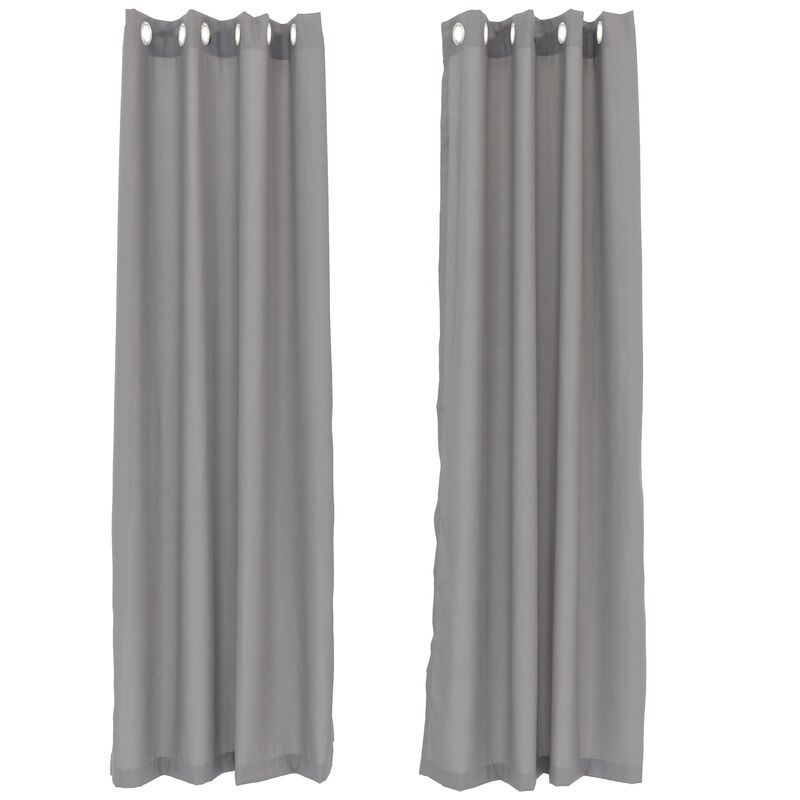 Sunnydaze Simple Outdoor Curtain Panel - 52 in x 84 in